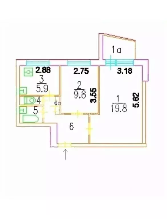 2-к кв. Москва Коптевская ул., 18к2 (44.9 м) - Фото 2