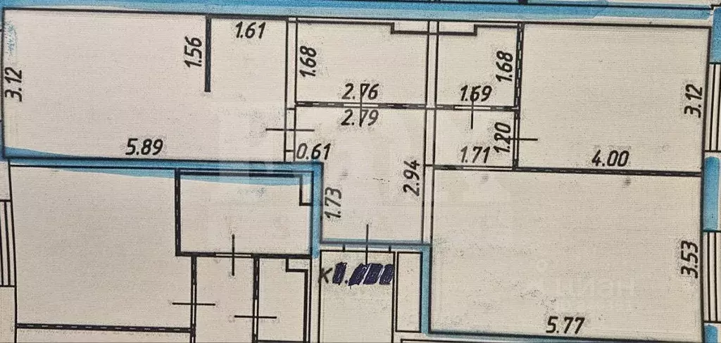 3-к кв. Московская область, Мытищи ул. Мира, 35 (69.0 м) - Фото 2