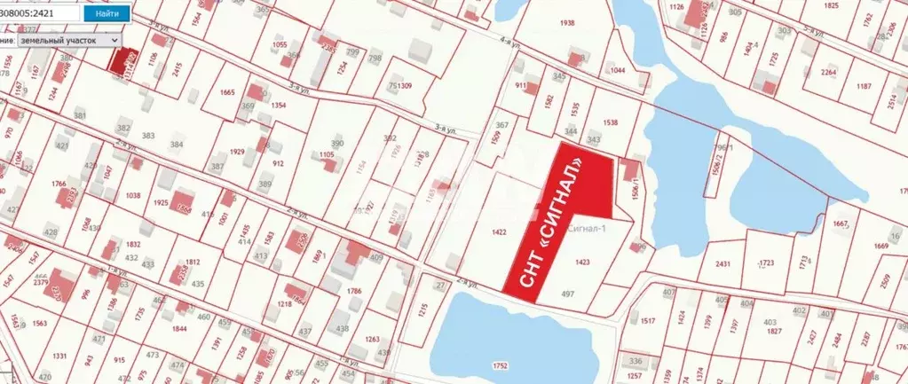 Участок в Челябинская область, Челябинск Сигнал-3 СНТ, 1 (21.0 сот.) - Фото 1