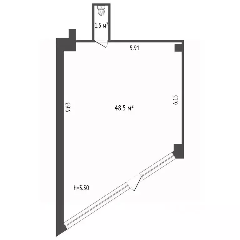 Торговая площадь в Севастополь ул. Пожарова, 21 (50 м) - Фото 2
