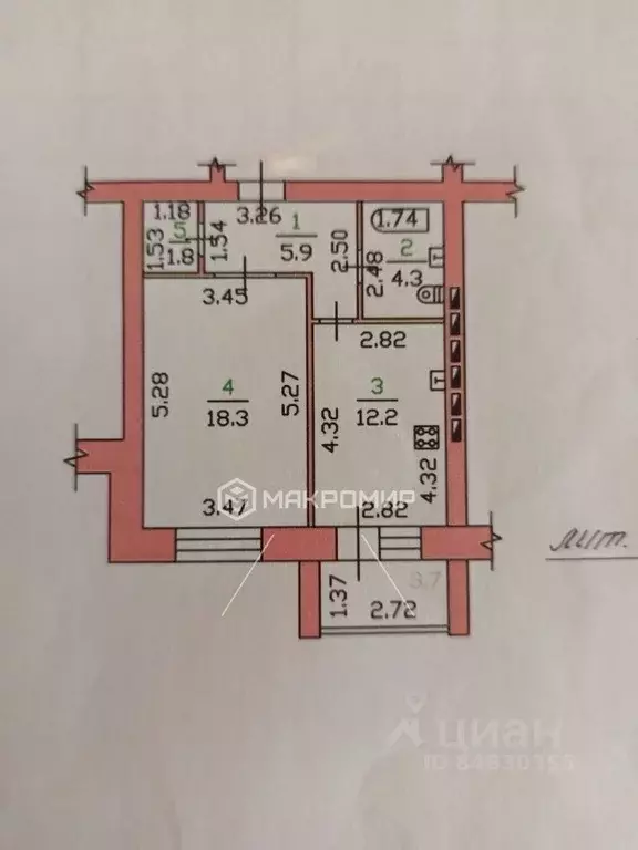 1-к кв. Орловская область, Орел бул. Молодежи, 20 (43.0 м) - Фото 1