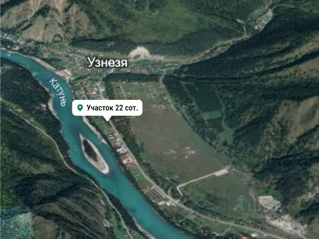 Участок в Алтай, Чемальский район, Узнезинское с/пос, с. Узнезя ул. ... - Фото 2