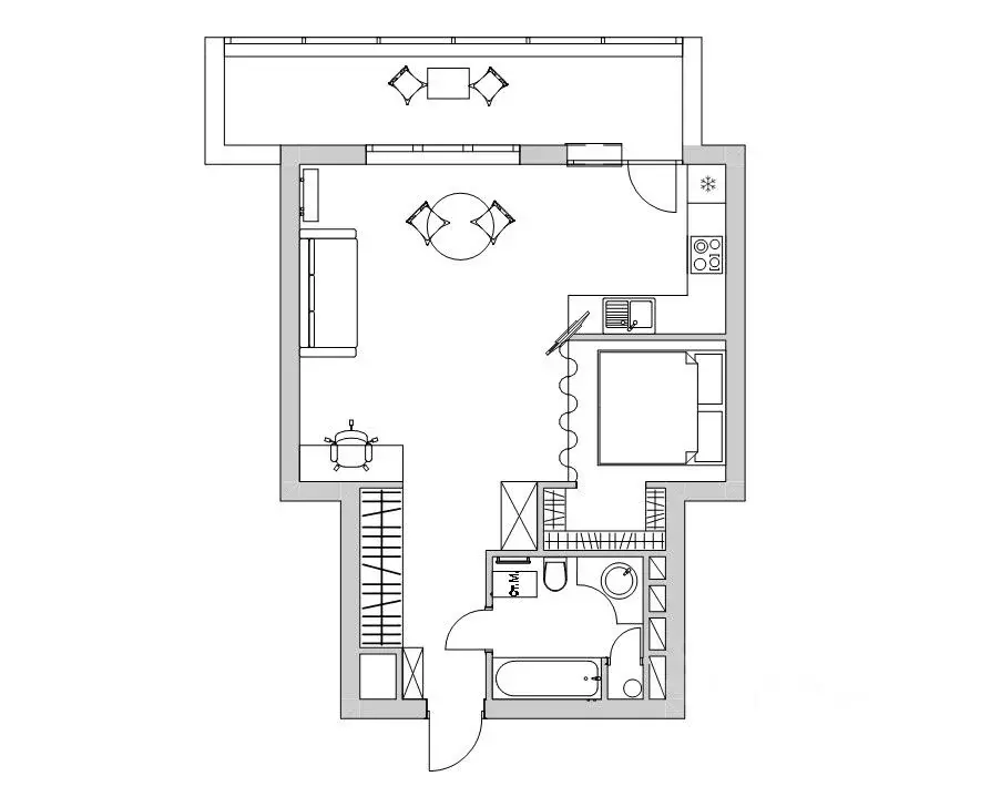 Студия Москва Дмитровское ш., 13А (50.0 м) - Фото 2