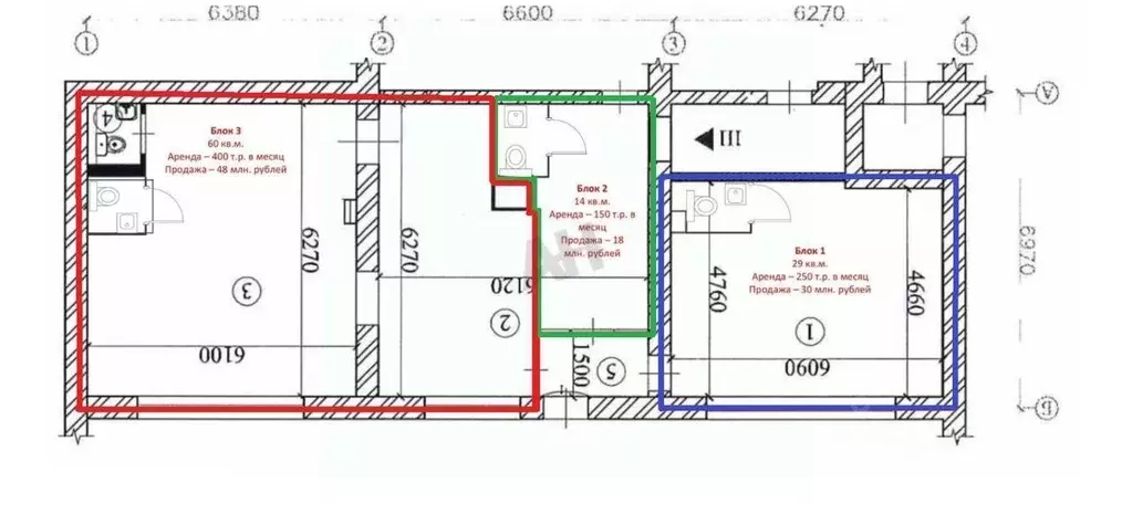 Помещение свободного назначения в Москва ул. Фридриха Энгельса, 7-21 ... - Фото 2