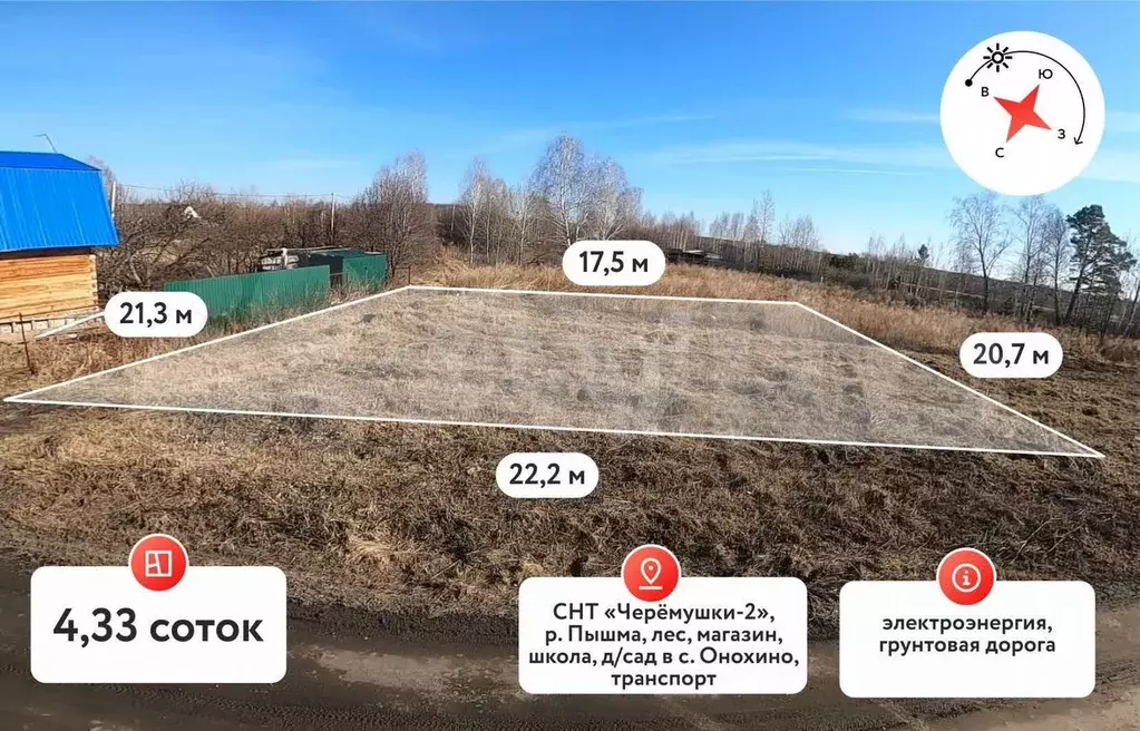 Участок 4 сот. (СНТ, ДНП) - Фото 0