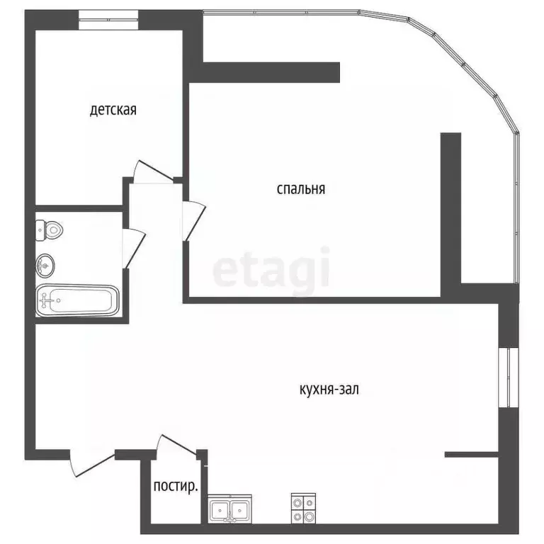3-к кв. Краснодарский край, Краснодар ул. Каляева, 263/4к2 (90.3 м) - Фото 1
