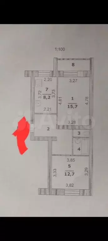 2-к. квартира, 50,2 м, 1/5 эт. - Фото 0