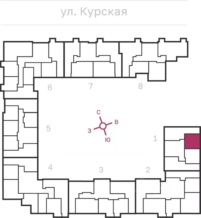 1-к кв. Санкт-Петербург Курская ул., 27 (39.71 м) - Фото 1