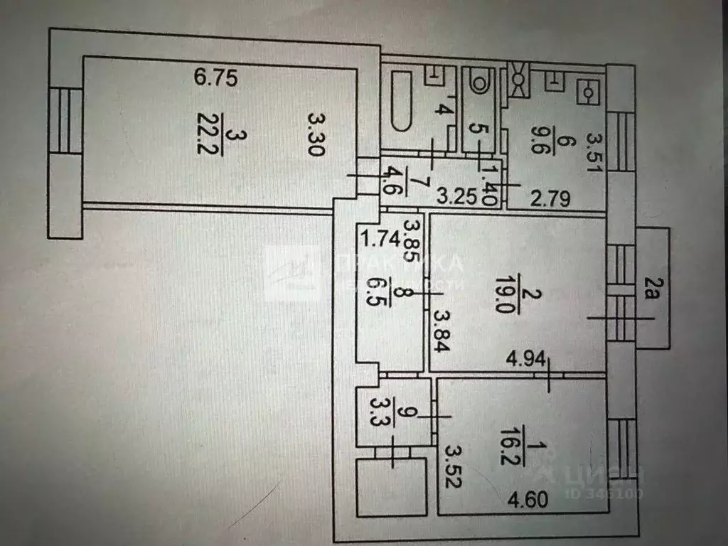 3-к кв. Москва ул. Алабяна, 10К6 (86.5 м) - Фото 2