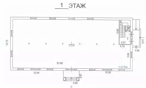 Помещение свободного назначения в Москва 1-я Миусская ул., 20С1 (312 ... - Фото 1