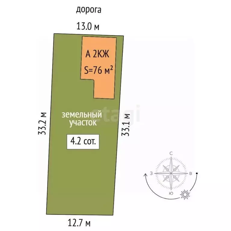 Дом в Тюменская область, Тюмень Степное садовое товарищество, ул. ... - Фото 1