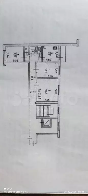 3-к. квартира, 66,1 м, 7/9 эт. - Фото 0