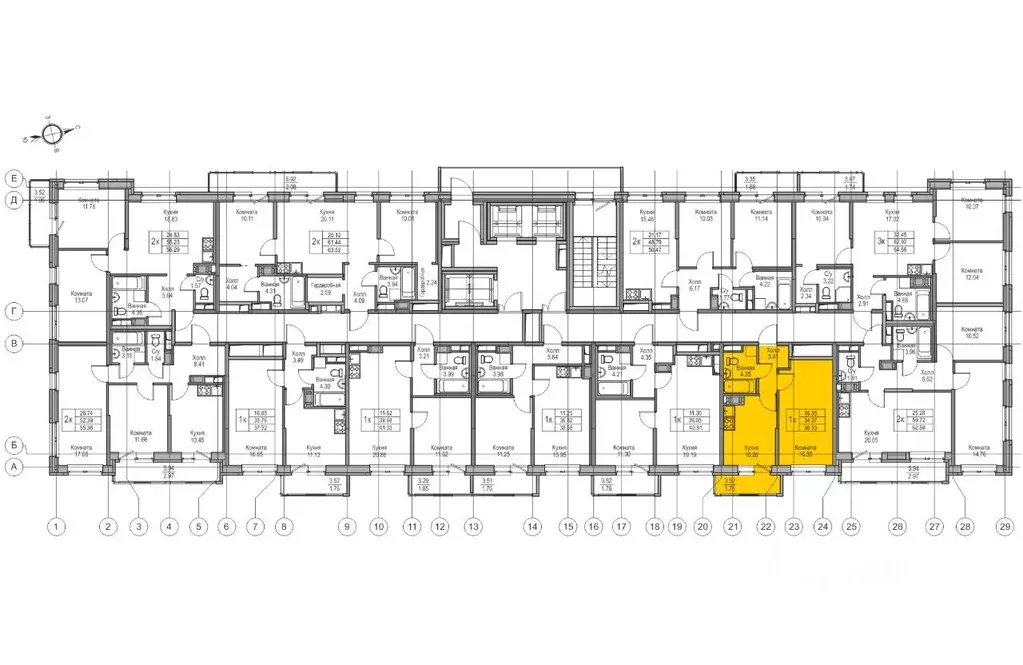 1-к кв. Санкт-Петербург ул. Ивинская, 1к3 (34.37 м) - Фото 1