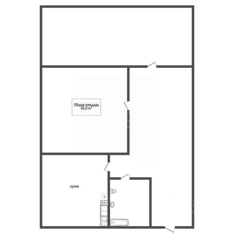 2-к кв. Новосибирская область, Новосибирск ул. Петухова, 94 (48.0 м) - Фото 2