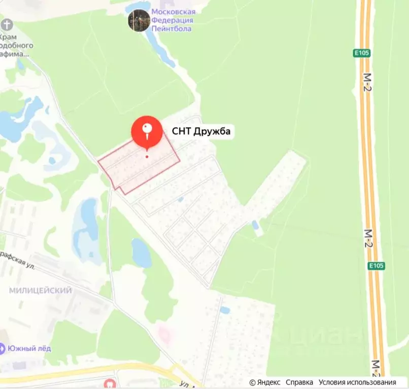 Участок в Москва Дружба СНТ, № 134 кв-л,  (7.0 сот.) - Фото 0