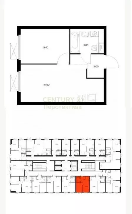 2-комнатная квартира: Москва, проспект 40 лет Октября, 36 (32 м) - Фото 1