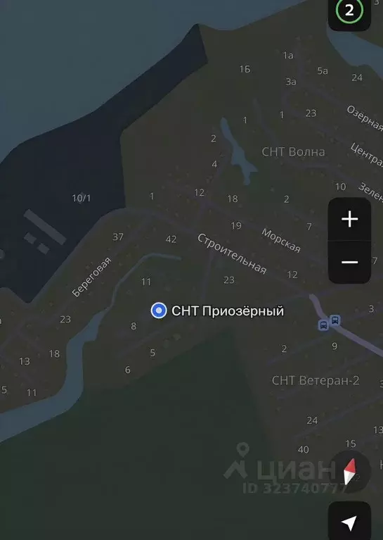 Участок в Новосибирская область, Бердск Приозерный СНТ, 9 (12.0 сот.) - Фото 2