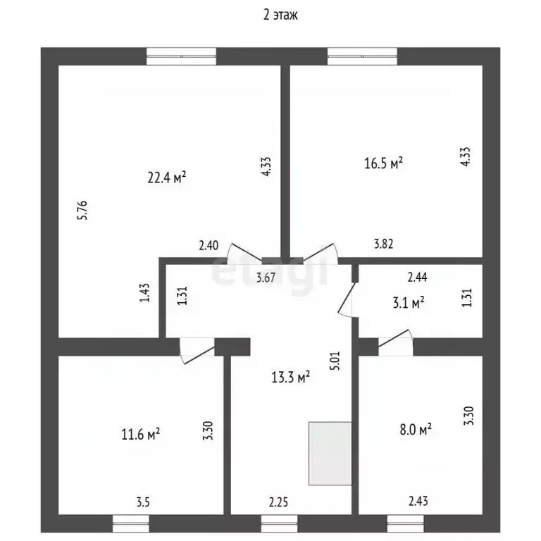 Дом в Белгородская область, Белгород пер. 2-й Тополиный, 8 (150 м) - Фото 2