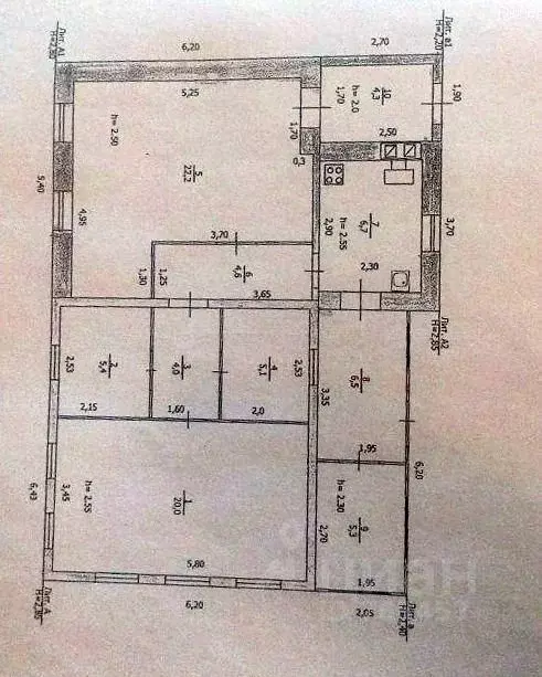 Дом в Татарстан, Казань ул. Котовского, 10 (68 м) - Фото 2