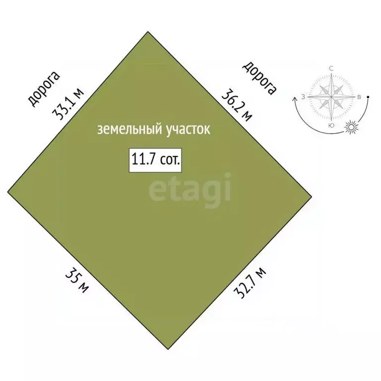 Участок в Тюменская область, Нижнетавдинский муниципальный округ, ... - Фото 2