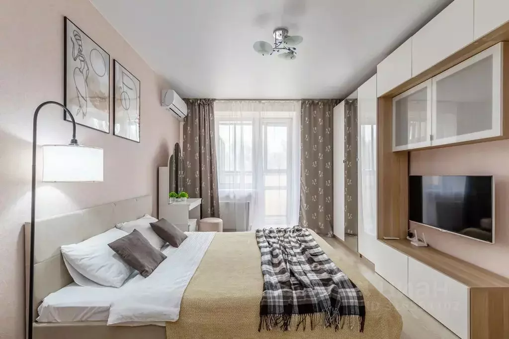 1-к кв. Татарстан, Казань ул. Аметьевская магистраль, 6 (34.0 м) - Фото 1