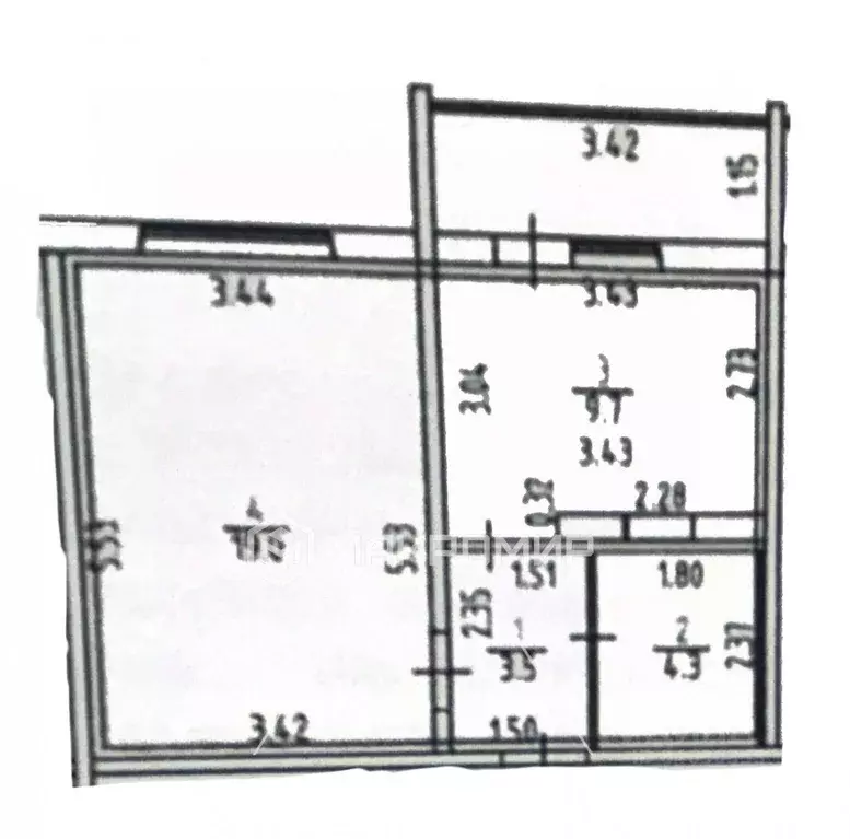 1-к кв. Орловская область, Орловский муниципальный округ, д. Жилина ... - Фото 2