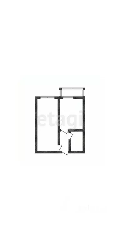 1-к кв. Белгородская область, Белгород Славянская ул., 7 (29.0 м) - Фото 2