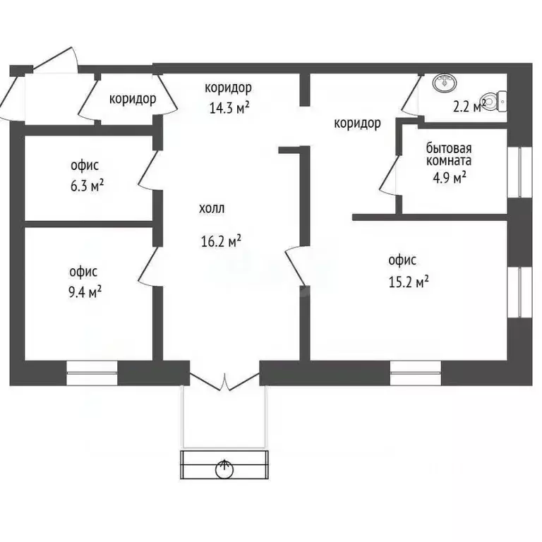 Офис в Свердловская область, Тавда ул. Ленина, 85 (69 м) - Фото 2
