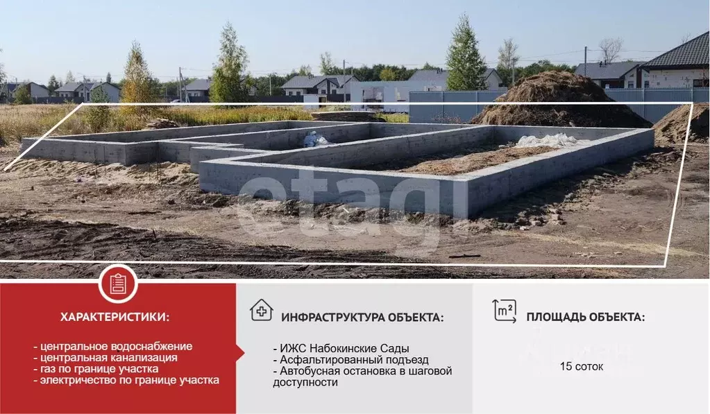 Участок в Белгородская область, Старый Оскол ул. Мраморная, 29 (15.0 ... - Фото 1