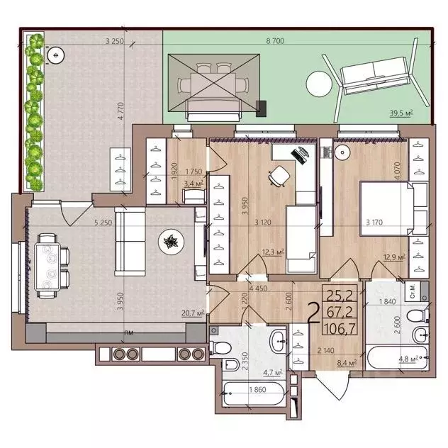 2-к кв. Рязанская область, Рязань пос. Шпалозавода, Окская Стрелка ... - Фото 1