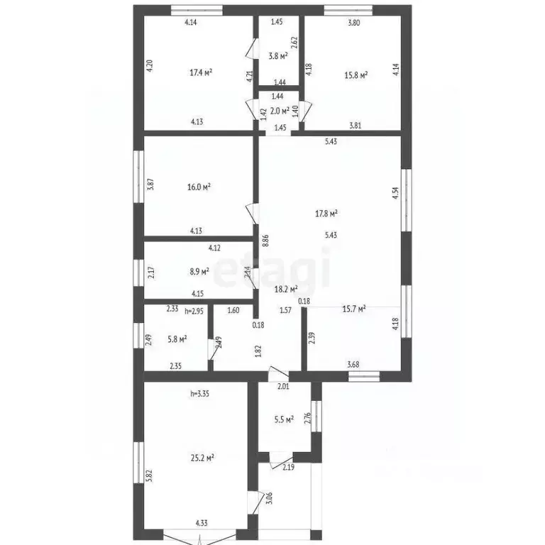 Дом в Башкортостан, Стерлитамакский район, Казадаевский сельсовет, с. ... - Фото 2