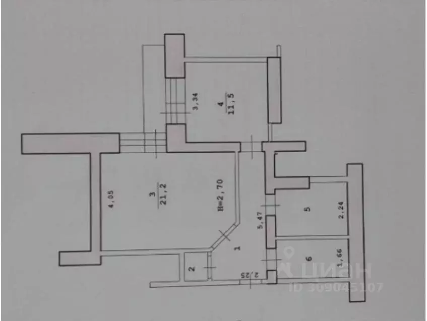 1-к кв. Волгоградская область, Волгоград Невская ул., 11А (54.0 м) - Фото 0