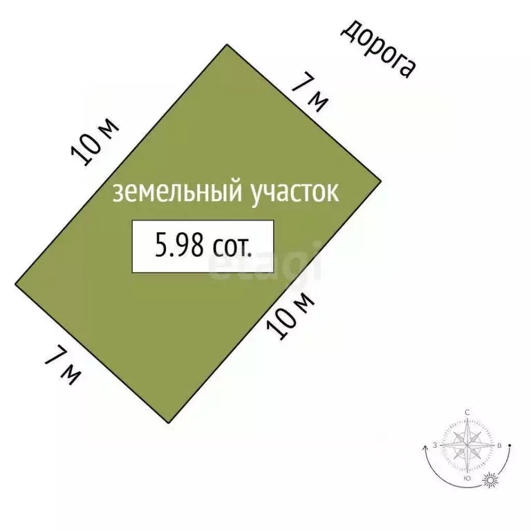 Участок в Хабаровский край, Комсомольск-на-Амуре Северное ш. (59.8 ... - Фото 2