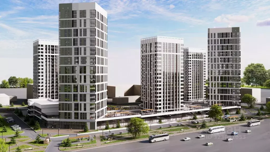 Студия Кемеровская область, Кемерово 58В мкр, 1 (30.77 м) - Фото 1