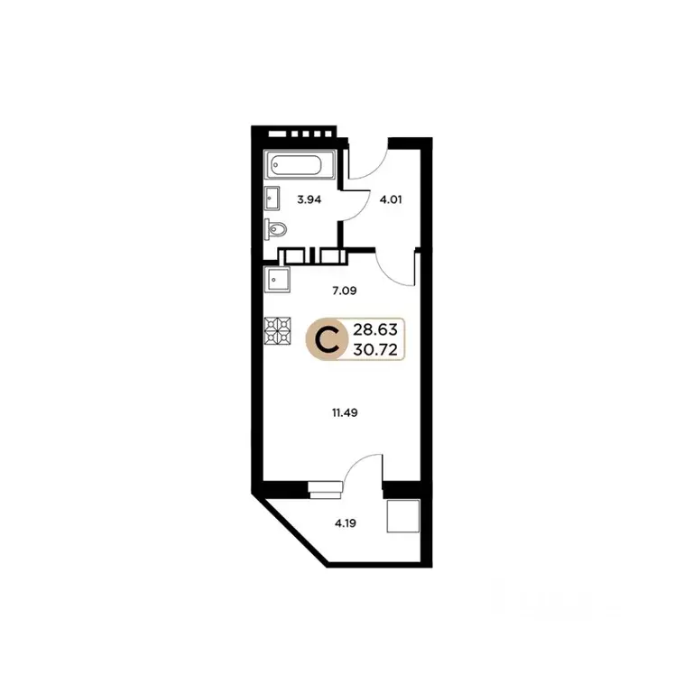 Студия Самарская область, Самара Московское шоссе, 18-й км, 55 (28.63 ... - Фото 1