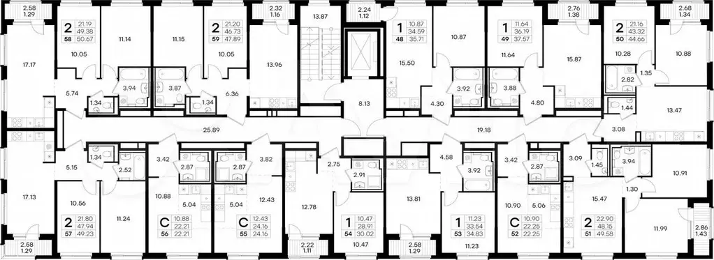 1-к. квартира, 37,6 м, 5/9 эт. - Фото 1