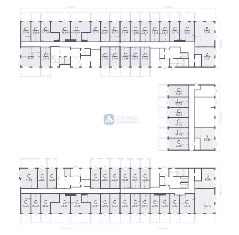 Студия Тюменская область, Тюмень ул. Сергея Корепанова, 34 (29.34 м) - Фото 2