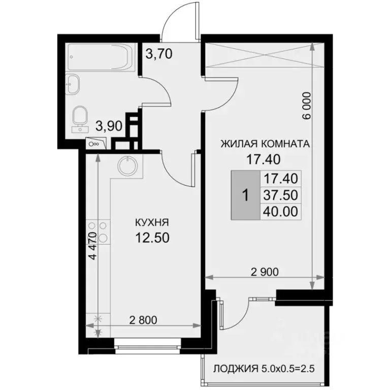 1-к кв. Краснодарский край, Динской район, Южно-Кубанское с/пос, пос. ... - Фото 1