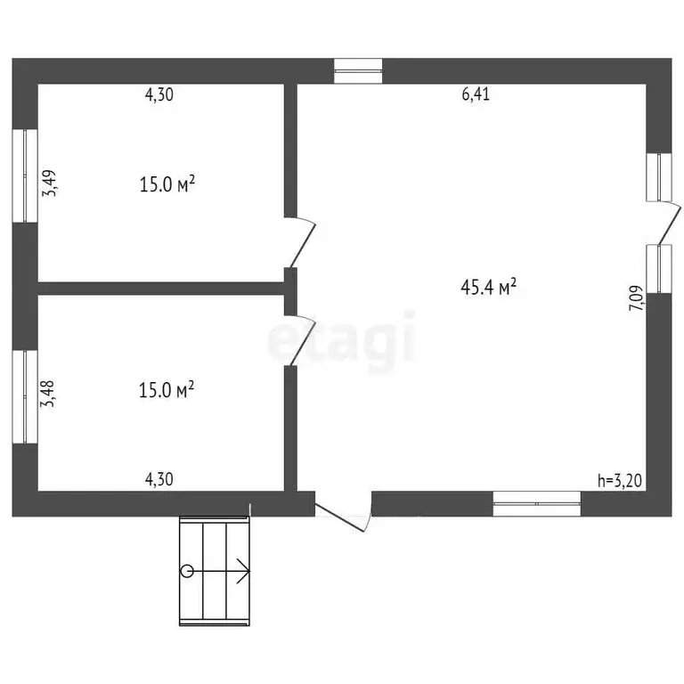 Дом в село Толмачево, Берёзовая улица (200 м) - Фото 1