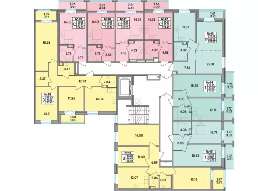 3-к кв. Ленинградская область, Всеволожский район, Агалатовское с/пос, ... - Фото 2