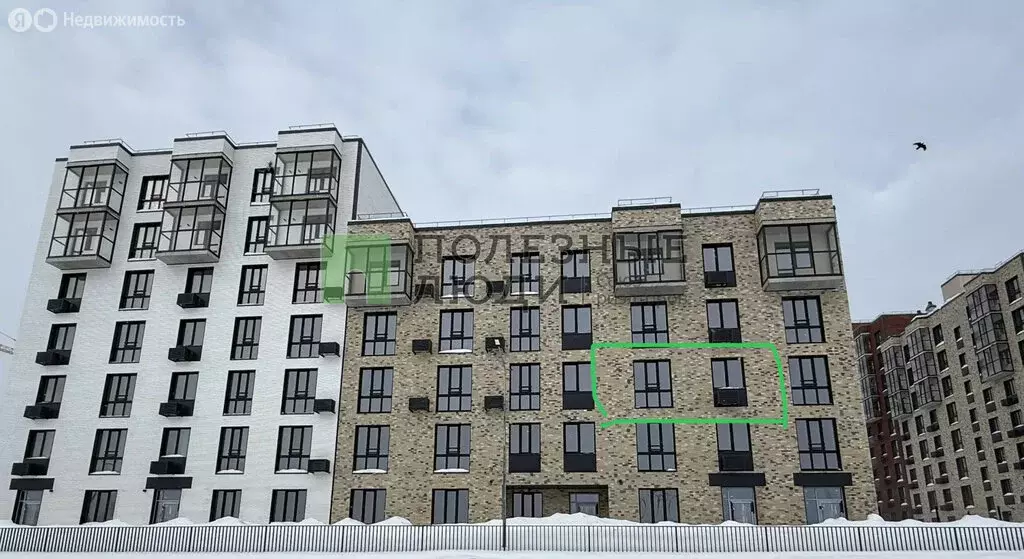 2-комнатная квартира: деревня Хохряки, микрорайон Богатыри, 12 (40.6 ... - Фото 2