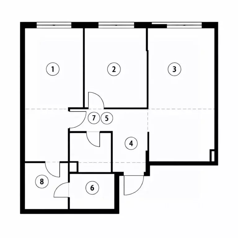 2-к кв. Москва ул. Петра Кончаловского, 5 (72.0 м) - Фото 2