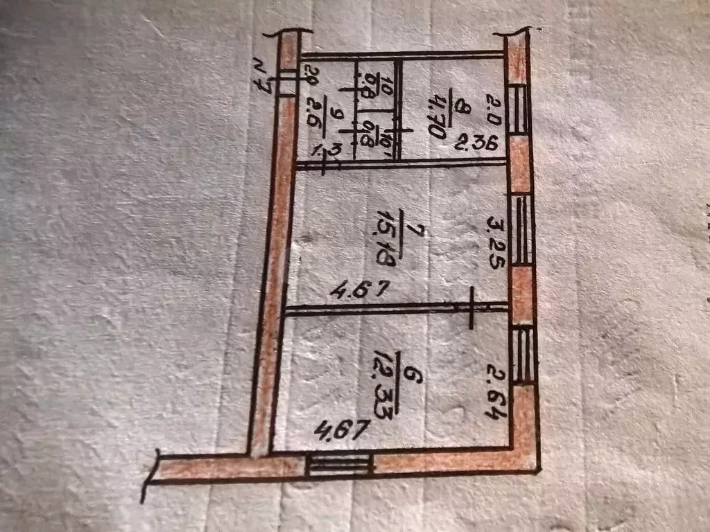 2-к кв. Липецкая область, Елец Новолипецкая ул., 5 (36.4 м) - Фото 2