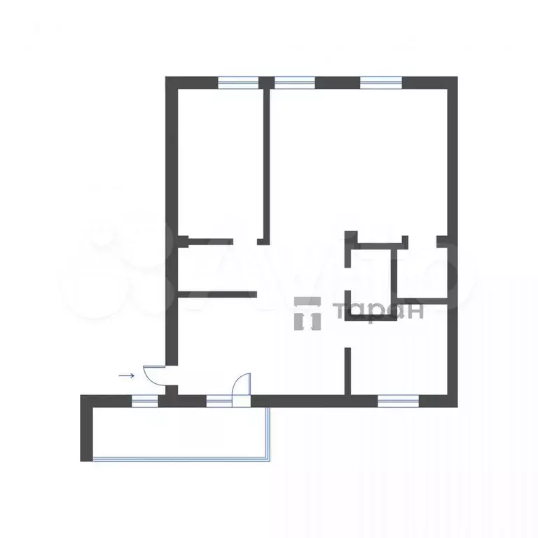 3-к. квартира, 116 м, 2/3 эт. - Фото 0