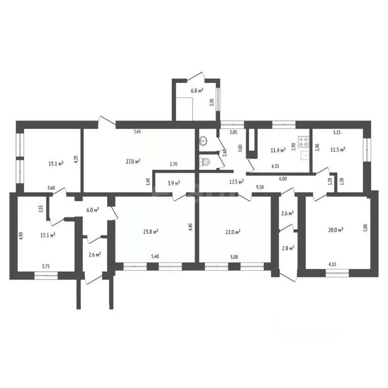 Дом в Амурская область, Архара пгт ул. Победы, 69 (192 м) - Фото 2
