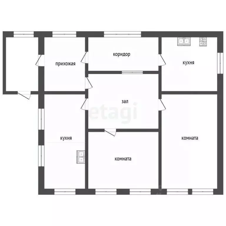 Дом в Мордовия, Кадошкинский район, с. Адашево ул. Крупской, 64 (120 ... - Фото 1