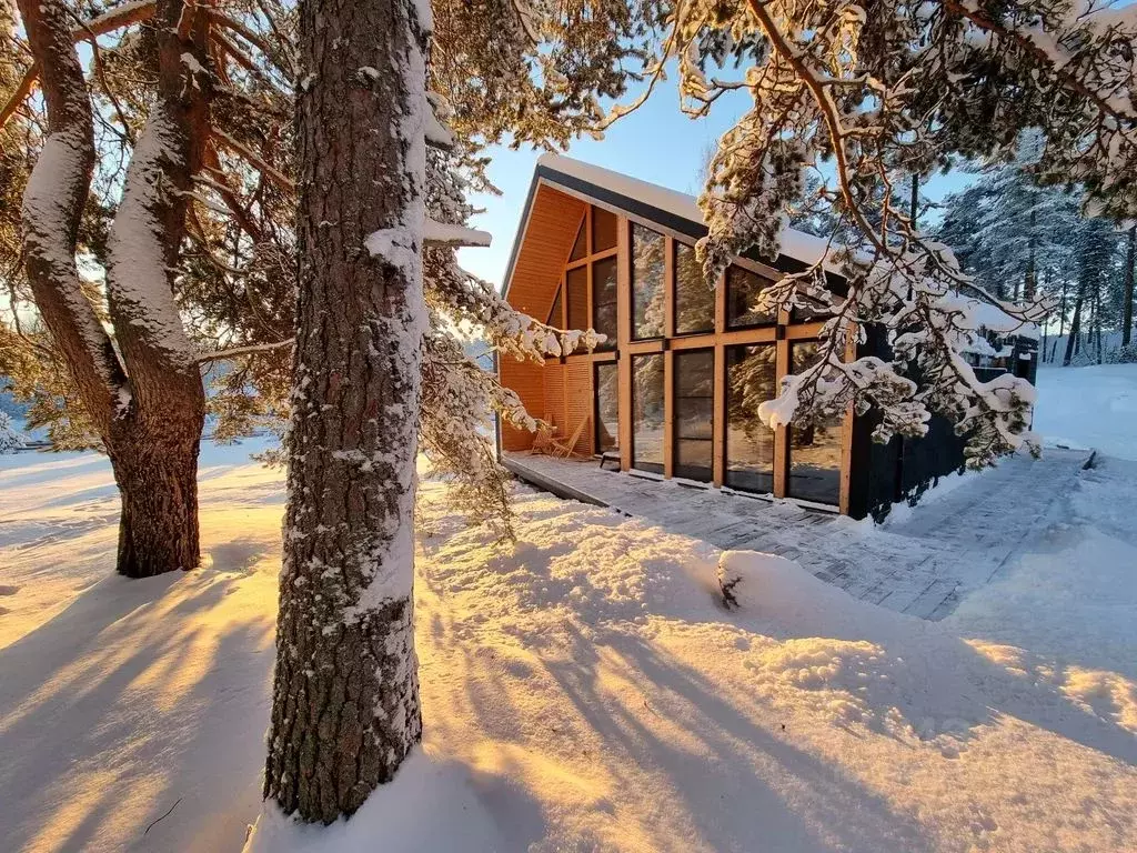 Дом в Карелия, Лахденпохский муниципальный округ, пос. Харвиа, Район ... - Фото 1