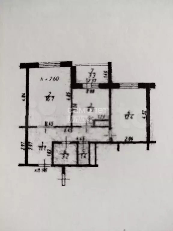 2-к. квартира, 53 м, 9/9 эт. - Фото 0