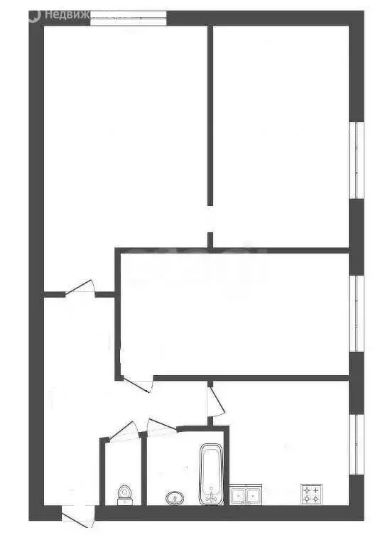 3-комнатная квартира: Ижевск, Песочная улица, 34 (51.5 м) - Фото 1