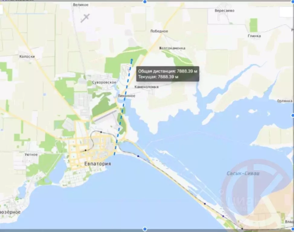 Участок в Крым, Сакский район, с. Суворовское  (6.0 сот.) - Фото 1